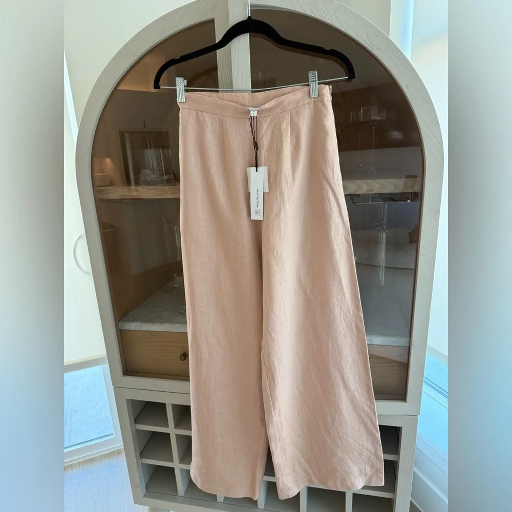 NWT Miguelina Linen Pants - Picture 2 of 11
